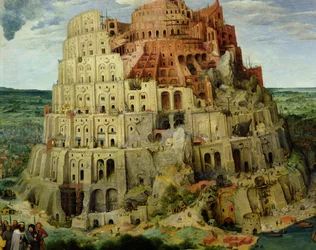 La torre de Babel (detalle)